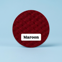 Tissu en maille côtelée de polyester marron texturé extensible pour la confection de vêtements et l'industrie de la mode – Vente en gros