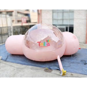 Dôme gonflable transparent, tente bulle claire, chambre d'hôtel à vendre / Tente dôme extérieure à structure en acier pour la famille - Product Image 1