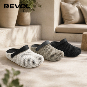 Sabots unisexes en EVA 3D nid d'abeille, semelle antidérapante, sandales de plage respirantes, claquettes souples à tige haute, chaussures de jardin personnalisées - Product Image 5