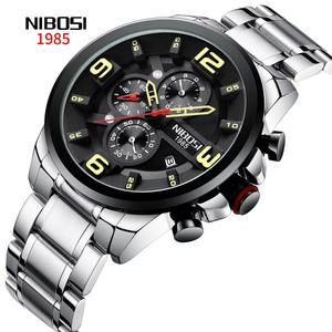 Drioshipping Luxury Men's Quartz Wristwatch Stainless Steel Case Alloy Dial <b>Window</b> Box Packed by Shanghai Movement - Product Image 3