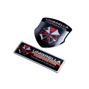 Residente evil 4 marchio personalizzato 3D con Logo in rilievo con distintivo malvagio emblemi per auto del prodotto Distintivi con nome del pronome in filo