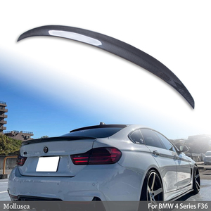 For 4 Series F36 4Door Cran Coupe P Style Carbon Fiber <b>Rear</b> <b>Spoiler</b> Trunk Wing 2014-2019 - Product Image 1