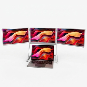 <span class=keywords><strong>Monitor</strong></span> Portatile Triplo 3*16 Pollici in Lega di Alluminio 2.5K IPS 480cd/m² Schermo Esteso per Laptop Console di Gioco Plug&Play - Product Image 1