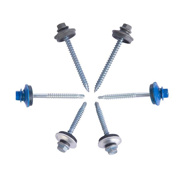 Painted Hex Head Self Drilling Screw 6