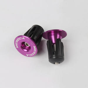 Tapones para manillar de bicicleta, antideslizantes, de aleación de aluminio, <span class=keywords><strong>7</strong></span> colores, 1 par - Product Image 5