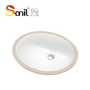 Lavandino in ceramica da bagno sospeso con canna di fucile bianco personalizzato all'ingrosso con prezzo competitivo - Product Image 4