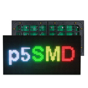 โมดูล LED P5 สำหรับภายนอกอาคาร ขนาด 160*320 มม. แผงจอแสดงผล LED SMD กันน้ำ สำหรับวิดีโอวอลล์โฆษณา ราคาสต็อกวิดีโอวอลล์ จอ LED - Product Image 1