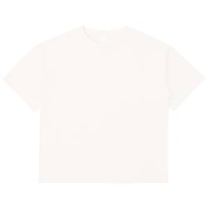 T-shirt épais en coton anti-rétrécissement de 245g pour homme, coupe large, coupe courte, couleur unie, luxe - Product Image 1