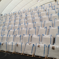 Sac Jumbo Hougu Super Sack en PP Fibic, grande trémie, jetable, imperméable, respirant, pour démolition de béton 1000 kg, sécurité 5:1