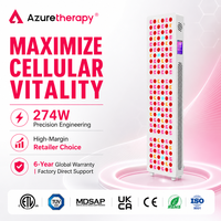 Appareil de luminothérapie AZURETHERAPY série ALX à 12 longueurs d'onde, panneau LED infrarouge proche professionnel, fabrication OEM ODM