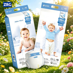 ALOE Series <strong>Babe</strong>-micci Disposable T-tape Pants Diapers Aloe Vera Essential <strong>Oil</strong> 3D Leak Prevention Soft Breathable Free Babies - Product Image 1