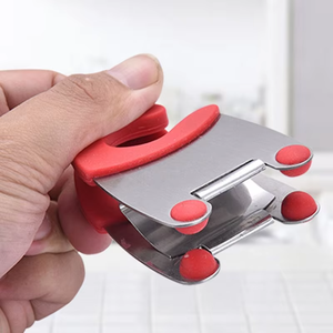 Soporte para Ollas de Acero Inoxidable con Agarre Antideslizante, Accesorios de Cocina con Clip para Ollas y Abrazadera para Cucharas - Product Image 6