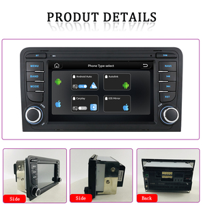 Reproductor Multimedia para Auto con Sistema Linux para <span class=keywords><strong>Audi</strong></span> A3 8P 2003-2012 S3 <span class=keywords><strong>RS3</strong></span>, Carplay Inalámbrico, Android Auto, Reproductor de DVD, Unidad Principal MMI, Reproductor de Audio - Product Image 2
