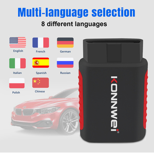 Lector de código de herramienta de diagnóstico de coche Bluetooth KONNWEI KDIAG multisistema con funciones de reinicio de prueba activa bidireccional - Product Image 5