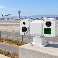 Caméra PTZ thermique électro-optique longue portée à grand périmètre pour sites éloignés à éclairage limité