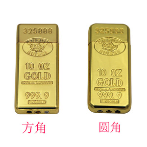 297 Gold Bar Shape <span class=keywords><strong>Fire</strong></span> <span class=keywords><strong>Lighter</strong></span> Sáng Tạo Siêu Mỏng Mini Mài Bánh Xe Hút Thuốc Lá Gas Nhẹ Hơn - Product Image 6