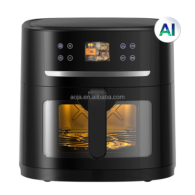 25 Food Type AI New 8 Litres Automatic Freidora De Aire Camera 9L 7L 6L 8L Digital Smart AI Air Fryer