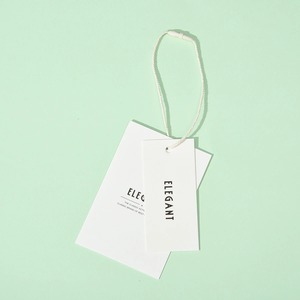 Free Design Simple Style Custom Design Clothing Garment Paper <strong>Hang</strong> <strong>Tag</strong> with <strong>String</strong> <strong>for</strong> Fashion Clothing - Product Image 4