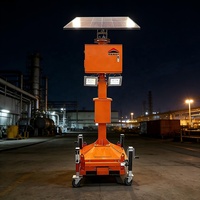 Tour d'éclairage solaire MPPT 420W, tour mobile à mât réglable, intelligente, autonomie de 35 heures, équipement d'éclairage de travail nocturne