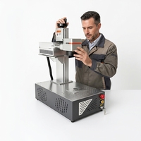 Machine de gravure laser CO2 de bureau certifiée CE 40W 60W, marqueur portable non-métallique pour acrylique, cuir, bois et artisanat