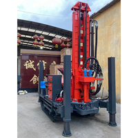 Foreuse de puits d'eau multifonctionnelle, durable et efficace, à moteur diesel/électrique, profondeur max. 180 m pour zones rurales