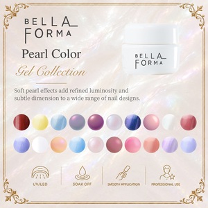 Colección de Gel de Color Perlado UV/LED Profesional BellaForma, Removible en Acetona - Product Image 1
