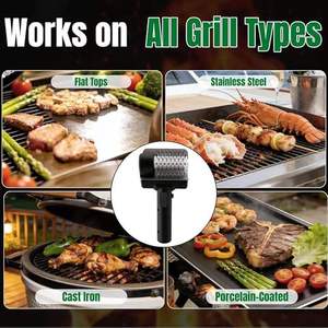 Cepillo Eléctrico para Parrilla, 2000mAh, Inalámbrico, con LED, de Acero Inoxidable, Giratorio, Recargable, Herramienta de Limpieza para Parrillas de Barbacoa - Product Image 5