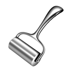 ไม้คลึงแป้งสแตนเลส 304 แบบลูกกลิ้ง เกรดอาหารสำหรับใช้ในครัวเรือน สำหรับทำแป้งอบ ไม่ติดกระทะ สีเงิน - Product Image 2