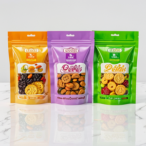 Custom Gravure Printing Stand-Up Mylar Bag Tea Coffee Packaging <b>Pouch</b> Window Matte Glossy <b>Laminated</b> Moisture Proof Recyclable - Product Image 2