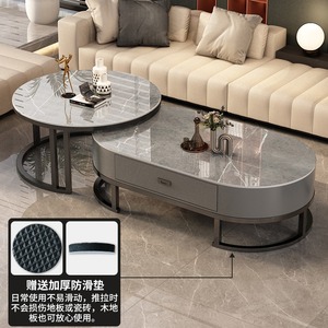 <span class=keywords><strong>Table</strong></span> basse pliable minimaliste haut <span class=keywords><strong>de</strong></span> gamme en pierre, petite <span class=keywords><strong>table</strong></span> à thé simple pour appartement <span class=keywords><strong>de</strong></span> luxe ou salon - Product Image 3