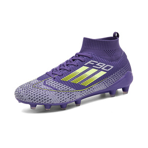 Zapatos de Fútbol Juveniles de Nuevo Estilo, Venta Directa de Fábrica, Comercio Electrónico Transfronterizo, para Hombre y Mujer, con Tacos Largos y Caña Alta - Product Image 1
