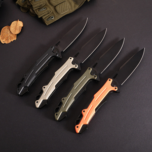 มีดพับ ER 251 Scorpion Relief Stone Wash ด้ามสแตนเลสสตีล ปรับแต่งได้ ระดับ OEM สำหรับงาน DIY EDC ตั้งแคมป์  วัสดุ G10 - Product Image 4
