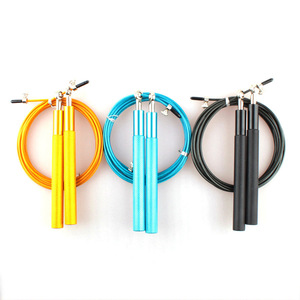 Corde à sauter réglable en acier personnalisable, corde à sauter universelle en alliage d'aluminium, corde à sauter portable pour l'exercice et les sports aérobiques - Product Image 1