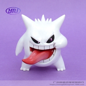 Statuetta Anime Pokémon Gengar Versione Q con Lingua Malvagia, Modellino da Collezione, Decorazione per Auto, Custodia per Computer, Regalo GK, Bambola Fantasma - Product Image 3