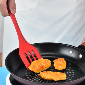 Spatule à fente en Silicone de 29.2 CM spatule à friture de poisson de qualité alimentaire ustensiles de cuisine ustensiles de cuisine spatule à friture en Silicone - Product Image 5