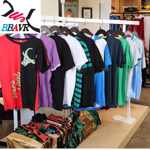 Camisetas Usadas Vintage Gracer al por Mayor para Hombre, Poliéster/Algodón, Verano, Todas las Tallas, Ropa en Stock, Estilos Variados, Ropa de Segunda Mano - Product Image 1