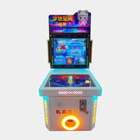 Machine de jeu interactive de parkour pour enfants, à monnayeur, en métal, avec langues japonaise et anglaise