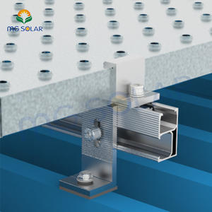 Supporto per <span class=keywords><strong>il</strong></span> piede in alluminio per molti tipi di sistema di montaggio del tetto in metallo - Product Image 1