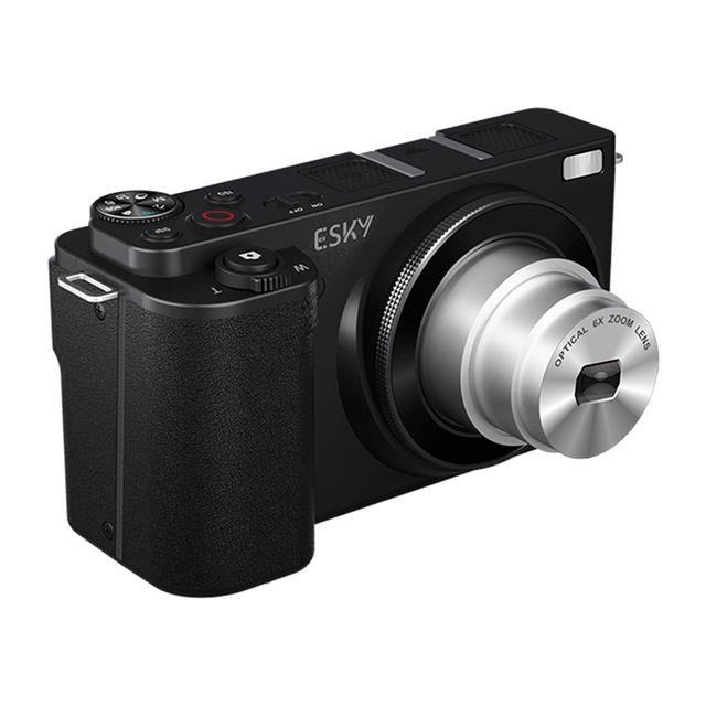 Custom Portable 6x Zoom Optical Digital High-definition Camera Video 4k Full hd Photography with Retractable Camera Lens
