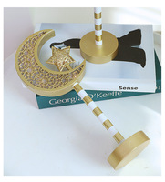 Lampe de nuit islamique de qualité supérieure, lune et étoile, décoration Eid Mubarak, certifiée ISO, lampe de table Ramadan pour la maison