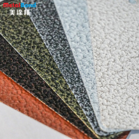 Résistant aux intempéries pour les profilés en aluminium, revêtement en poudre de couleur métallique, revêtement en poudre
