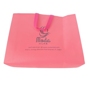 Impression personnalisée de petits lots de sacs à main bon marché, tissu recyclable, logo de sac à provisions non tissé - Product Image 1