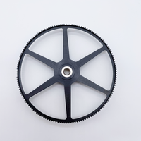 Engrenage de roue motrice noir pour machine textile Barmag EFK, pièces détachées