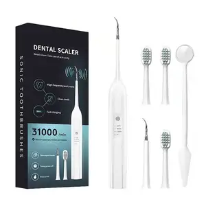 Amazon best seller ultrasuoni rimozione del calcolo dentale scaler sonic tooth tartar cleaner kit di rimozione della placca dei denti portatile