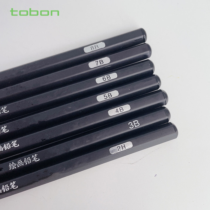 Художественный графитовый карандаш 2B 4B 8B 12B 14B для рисования черного цвета