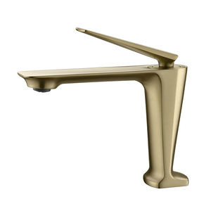 Robinet de lavabo moderne en laiton à trou unique <span class=keywords><strong>avec</strong></span> poignée unique et cartouche céramique, pour salle de bain - Product Image 6