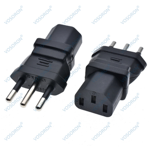 Adaptador de Enchufe YL-4512 IEC 60320 C13 a Enchufe Italiano (CEI 23-16) - Product Image 2