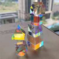 Prisme rectangulaire en verre cristal coloré de 20 mm pour vision industrielle (vente en gros)