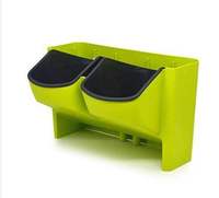 Pot de jardin vertical intérieur/extérieur moderne arrosage automatique système hydroponique jardinière murale en plastique pour fleurs