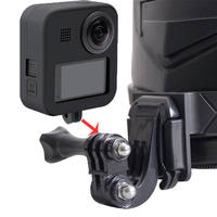 Support de caméra d'action HONGDAK pour casque de moto, fixation mentonnière, support de casque de moto, support de caméra pour casque de vélo